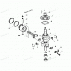 H015211SD Коленвал и поршни