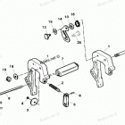 H015201SM Clamp Brackets (serial # 0e143888 Thru 0e287999)