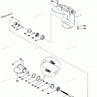 H025201SD Корпус редуктора , гребной вал