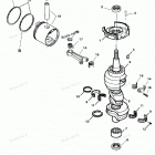 H075412ST Коленвал и поршни