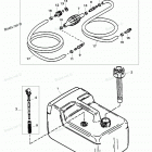 H015201SD Fuel Tank And Line Assembly (plastic - 3.2 Gallon)