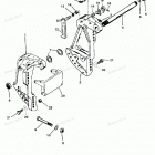 H120412ST Кронштейн крепления к транцу