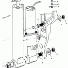 H050312RR Крепление механизма гидроподъема Power Trim