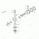 H005201RS Коленвал и поршни
