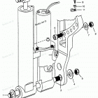 H040312RX Крепление механизма гидроподъема Power Trim