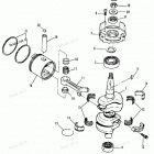 H050312RD Коленвал и поршни