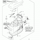 DF200 Капот двигателя  (для моделей DF250S, после 2010 г...