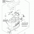 DF200 Капот двигателя (для моделей DF225, после 2010 год...