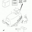 DF9.9TH Крышка двигателя (model:04-09 )