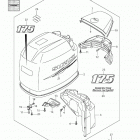 DF150 Капот двигателя (для моделей DF175, 2010-2011 года...