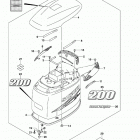 DF200 Капот двигателя (для моделей DF200, после 2010 год...