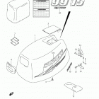 DF9.9TH Крышка двигателя  (2010 год)