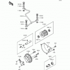 Bayou 300 (KLF300-B9) Масляный и водяной насос. фильтр масленый