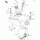 Bayou 300 (KLF300-B3) Топливный бак