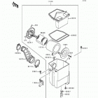 Bayou 300 (KLF300-B9) Воздухозаборник