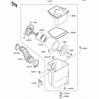 Bayou 300 4X4 (KLF300-C8) Air cleaner(klf300-c5&nami.c8)