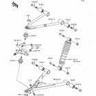 Bayou 300 (KLF300-B9) Передняя подвеска