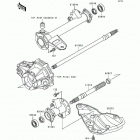 Bayou 300 (KLF300-B9) Задняя ось
