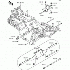 Bayou 300 (KLF300-B9) Рама ,крепежные детали