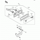 Bayou 300 (KLF300-B3) Задний фонарь