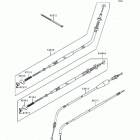 Bayou 300 (KLF300-B9) Тросы управления