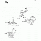 Bayou 300 (KLF300-B9) Подножки