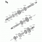 Bayou 300 (KLF300-B9) Трансмиссия