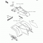 Bayou 400 4X4 (KLF400-B4) Decals(green)(klf400-b4)