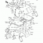 Bayou 300 (KLF300-B9) Заднее крыло