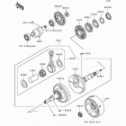 Bayou 300 (KLF300-B9) Коленвал