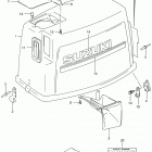DT30C Engine Cover (model:94~97-dt25c,30c)