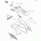 Bayou 400 4X4 (KLF400-B3) Decals(green)(klf400-b3)