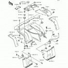Bayou 400 4X4 (KLF400-B1) Переднее крыло(ья)