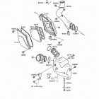 Mojave 250 (KSF250-A8) Воздухозаборник
