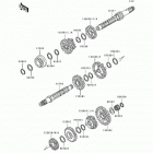 Bayou 400 4X4 (KLF400-B1) Трансмиссия