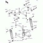 Bayou 400 4X4 (KLF400-B1) Задняя подвеска