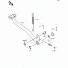 Bayou 400 4X4 (KLF400-B1) Педаль тормоза