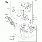 Bayou 400 4X4 (KLF400-B1) Воздухозаборник
