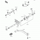 Bayou 400 4X4 (KLF400-B1) Механизм переключения передач
