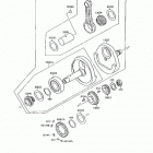 Mojave 250 (KSF250-A8) Коленвал