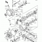 Bayou 400 4X4 (KLF400-B1) Drive shaft(differential)