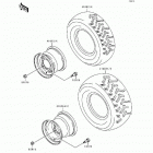 Bayou 400 4X4 (KLF400-B1) Колеса,покрышки