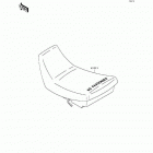 Bayou 400 4X4 (KLF400-B1) Сидение