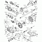 Bayou 400 4X4 (KLF400-B1) Drive shaft(rear)