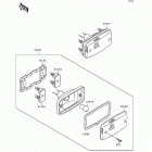 Bayou 400 4X4 (KLF400-B1) Фонарь