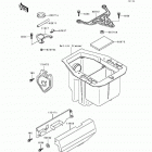 Bayou 400 4X4 (KLF400-B1) Короб для АКБ