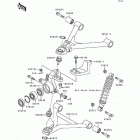 Bayou 400 4X4 (KLF400-B1) Передняя подвеска