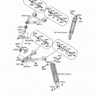 Mojave 250 (KSF250-A8) Подвеска