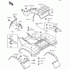 Bayou 400 4X4 (KLF400-B1) Заднее крыло