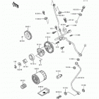 Bayou 400 4X4 (KLF400-B1) Масляный и водяной насос. фильтр масленый